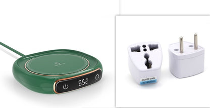 Smart Thermal Mug Warmer – Sleek Heating Coaster for Coffee, Tea & More | Constant Temperature Desktop Pad