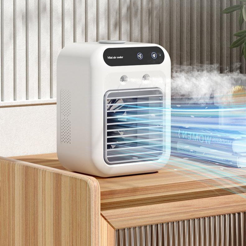 Portable Air Conditioner Fan – Mini Air Cooler with Water Cooling | Personal AC Unit for Room, Office, Car & Small Space